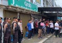 Puluhan Personel Polres Banjar Dikerahkan untuk Amankan Aksi Ojol