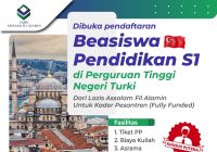 Lazis Assalam Fil Alamin Sediakan Beasiswa Pendidikan S1 di Turki, Berikut Syaratnya