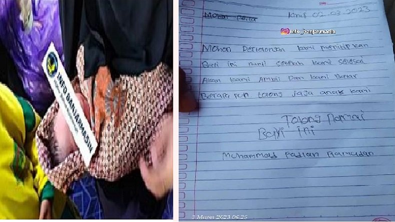 bayi dibuang