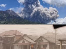 Dampak Erupsi Gunung Merapi, Desa Paten Gelap dan Rumah Warga Tertutup Abu Vulkanik