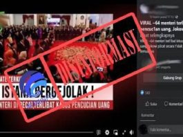 Cek Fakta Viral 64 Menteri Jokowi Terlibat Pencucian Uang