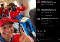 VIRAL Foto Sadio Mane Baca Alquran di Atas Pesawat, Netizen: Masya Allah Mane baca Alquran
