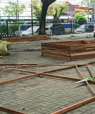 Stan Pasar Wadai Ramadan 1444 H Mulai Dibangun di Siring Menara Pandang, Bakal Tampung 160 UMKM