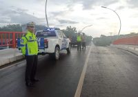 Antisipasi Balapan Liar, Satlantas Polres Kapuas Gelar Patroli Sore di Simpang Tiga Tahai Yaya