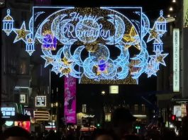 Kali Pertama dalam Sejarah, Kota London Penuhi Cahaya dari Pernak Pernik Ramadan
