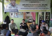 Curah Hujan Tinggi, Ketua DPRD Kalsel Ingatkan Warga Paminggir HSU Tetap Waspada