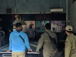 Rumah Biliar di Pelaihari Dibubarkan Satpol PP dan Damkar Tala