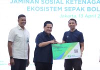 Erick Thohir Daftarkan Seluruh Wasit Liga 1 dan 2 Masuk BPJS Ketenagakerjaan