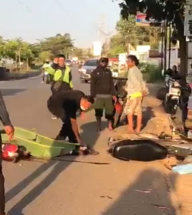 14042023_Mahasiswa MIPA ULM tewas kecelakaan di Jalan Trikora Banjarbaru. (wartabanjar.com - Nurul Octaviani)