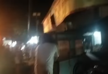 Jelang Dini Hari Warung Sate di Desa Pejala Kusan Hilir Dilalap Api