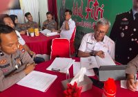 Irwasda Polda Kalsel Datangi Posko Terpadu Lebaran 2023 Polres Batola