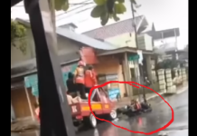 Viral, Detik-detik Motor Tabrak Mobil BPK di Barabai HST