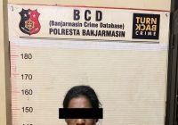 Gara-Gara Pisau Sepanjang 25 Cm, ZN Masuk Sel Mapolsek Banjarmasin Barat