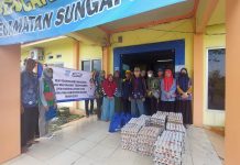 Dinsos P3AP2KB Banjar Salurkan 310 Paket Sembako