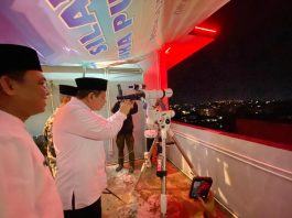 Posisi Hilal di Indonesia di Bawah Kriteria MABIMS