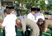 Hari Pertama Masuk Kerja, Zairullah Ajak ASN Pemkab Tanbu Saling Bermaafan