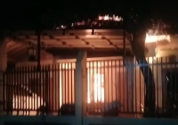 Api Berkobar di Komplek Chandra Griya Jati Permai Guntung Manggis Banjarbaru