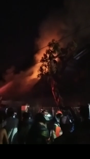 Api di Palapan Permai, Relawan BPK Kesulitan Dapatkan Sumber Air