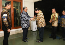 Bertemu SBY dan AHY, Airlangga Singgung Pemilu Bukan 'Pemenang Mengambil Segalanya'