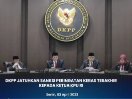 DKPP Beri Sanksi Peringatan Keras Ketua KPU RI Lantaran Pertemuan dengan Ketum Partai Republik Satu