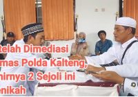 Dua Tahun Kabur, Polda Kalteng Nikahkan Sepasang Kekasih di KUA