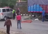 Laka, 2 Korban Terkapar di Jalan Raya Batulicin