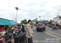 Berikan Rasa Aman dan Nyaman, Polsek Anjir Muara Gelar Patroli dan Pengaturan Lalu Lintas