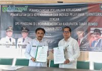 Dua OPD Tanah Bumbu Lakukan MoU Pemanfaatan Data Kependudukan dengan Disdukcapil