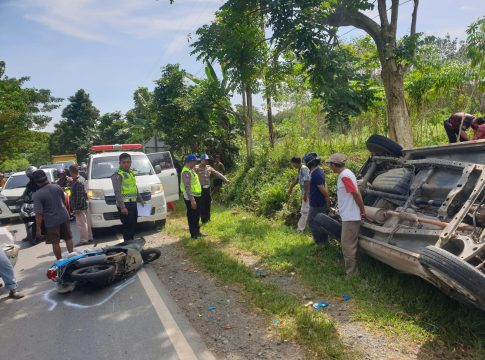 Tabrakan Maut di Desa Tampang Tanahlaut, Seorang Remaja Putri Tewas di Tempat Kejadian