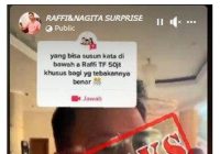Waspada Akun Facebook Raffi Ahmad dan Nagita Tawarkan Transfer Rp 50 Juta, Palsu