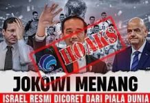 Viral Video Presiden Jokowi Coret Timnas Israel, Hoaks