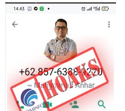 Waspada Nomor Whatsapp Mengaku Kadisdik HST