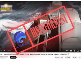 Viral Video Kapal Feri Pelabuhan Gilimanuk Tenggelam, Cek Fakta