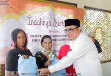 Sambut Bulan Ramadhan, Dinas PUPR Kalsel Bagikan Paket Sembako ke Anak Yatim Piatu dan Duafa