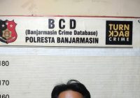 Diduga Pengedar Sabu, Pria Asal Belitung Banjarmasin Diringkus Polisi