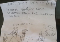 MENGHARUKAN! Bocah Dibunuh Ayah Kandung Tinggalkan Pesan 'Selamat Tinggal' untuk Teman Bermain