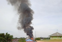 Komplek Perumnas Pulau Telo Dilalap Api, 6 Bangunan Rumah Terdampak