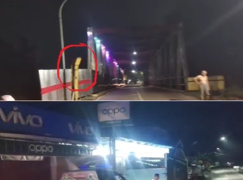 WADUH! Portal Jembatan Paringin Roboh Lagi Ditabrak Truk, Begini Pengakuan Sopir