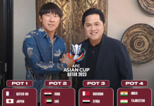 Hadiri Drawing Piala Asia 2023 di Qatar, Erick Thohir Boyong Shin Tae-yong