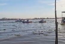 BREAKING NEWS: Diduga Mayat, Ditemukan Mengapung di Sungai Barito Kawasan Mantuil