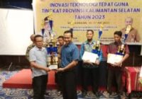 Hebat! Alat Detektor Banjir Karya Posyantek Tanbu Juara Satu Inovasi TTG Se-Kalsel