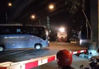 Dua Oknum Pengemudi Bus TNI AL yang Terobos Perlintasan Kereta Api Jalani Pemeriksaan