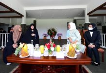 Sosok Ibu Negara Iran Saat Jamuan Teh Bersama Ibu Iriana