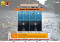 Prakiraan Cuaca Hari Ini, Sejumlah Wilayah di Kalsel Mendapat Peringatan Dini