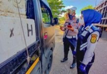 34 Mobil Angkutan Terjaring Razia Dishub Banjarmasin dan Satlantas