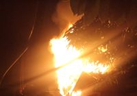 BREAKING NEWS : Api Berkobar di Belitung, Goyang Belakang Pasar Kalindo