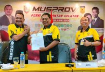 Paman Birin Kembali Terpilih Jadi Ketua FORKI Kalsel