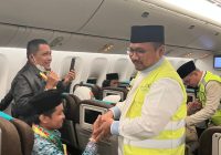 Lepas Haji Kloter Pertama, Menag: Jangan Terlalu Memaksakan Diri, Termasuk Beribadah Sunnah