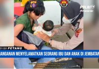 Ibu dan Anak Terlantar di Jembatan Merdeka Puruk Cahu