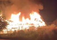 Rumah H Irin di Belakang Stadion Demang Lehman Hangus Terbakar